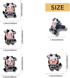 Cow Car Vent Clips Set, Cow Air Freshener Car Accessories for Women, Cows Dashboard Accessory, Farmhouse Cars Air Freshener Vent Clip, Gift for Cows Lovers
