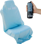 Car Seat Towel | Premium Microfiber Towel Seat Covers for Cars | Universal Fit & Machine Washable | Portable Car Seat Towel Cover After Gym, Yoga, Beach Coastal Blue