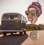 Fresh Fresheners Cute Funny and Aesthetic Car Air Fresheners 4-pack Scented With Premium Oils (Adventure Girl)