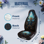 GENANY Dragonfly Car Seat Covers Set of 2, Breathable Front Seat Covers for Truck Sedan SUV, Dragonfly Car Accessories, Gift for Women Men