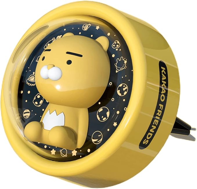 DAYUJIAN Cartoon Car Air Fresheners Astronaut Automotive Air Outlet Cute Car Diffuser Creative Glowable Car Perfume Decoration Aromatherapy Ornament Car Vent Accessories