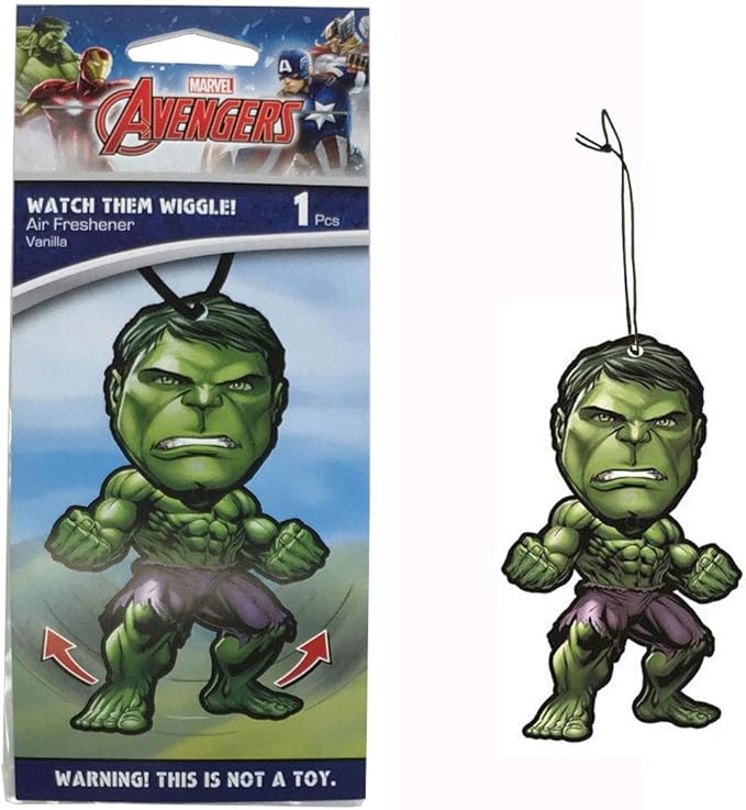 Plasticolor Marvel Hulk Car Accessories - Hulk Air Freshener Wiggler (1)