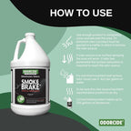 Odorcide Smoke Brake Odor Eliminator Concentrate - Tobacco & Marijuana Odor Neutralizer - Smoke Odor Eliminator for Home & Car – Smoke & Weed Smell Eliminator w/Non-Enzymatic Formula (1 Gallon)