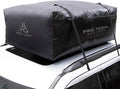 Voyager 18 Cubic Feet Waterproof Car Topper Luggage Carrier - Cargo Carrier for Top of Vehicle, Rooftop Cargo Bag Use with or Without Roof Rack, UV-Protected, 48 x 36 x 18 in, 4 Straps Included