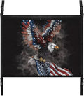 Eagle USA Flag Car Roof Storage Bag Car Seat Back Hanging Bag Multi-Purpose Car Bag Storage Box Organizer Pouch Pocket Inner Car Accessories Compatible with Most Vehicles