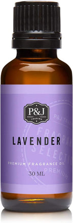 P&J Fragrance Oil | Lavender Oil 30ml - Candle Scents for Candle Making, Freshie Scent, Soap Making Supplies, Diffuser Oil Scents