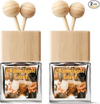Car Air Freshener | Champagne Toast Scent Car Fresheners for Women & Men | Long Lasting Fragrance Car Scents | Air Diffuser with Car Vent Clip (2 Pack)