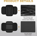 Center Console Cover Fit for Camry Scratch & Wear Resistant Waterproof Middle Console Cover with 2 Storage Bags(Black)