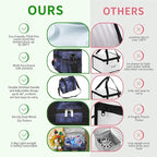 iknoe Insulated Lunch Bag, Foldable 8.5L Cooler Bag for Men & Women, Leakproof Thermal Design, Great for Office, Picnic, Travel, Lunch Box, Galaxy