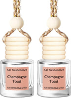 Hanging Car Air Freshener, Long Lasting Scent, Cute Air Fresheners for Women, 2 Pack Non-Toxic Essential Oil Diffuser, Made in USA