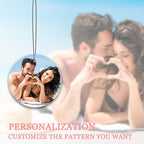 Bulk Custom Air Freshener with Picture for Car - Personalized Customized Photo Business Logo Text Air Freshener (Round 4)