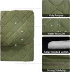 Poncho Liner Military Insulation Outdoor Camping Blanket for Travel, Beach, Grass, Picnic, Car Emergency, Outdoor, Survival