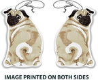 WIRESTER Hanging Air Freshener for Car, Home, Bathroom, Office, Decorative Charm Ornaments, Pug Dog