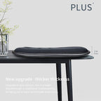 Car Seat Cushion Pad for Driving, Chair Cushion for Office/Truck with Memory Foam, Seat Cushion Comfortable and Durable Black 2" Thick