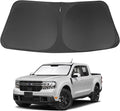 Windshield Sun Shade Compatible with 2022 2023 2024 2025 2026 Ford Maverick Hybrid XL XLT Lariat Truck Accessories Protect Car from Sun Rays & Heat Damage
