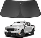 Windshield Sun Shade Compatible with 2022 2023 2024 2025 2026 Ford Maverick Hybrid XL XLT Lariat Truck Accessories Protect Car from Sun Rays & Heat Damage