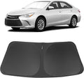 Windshield Sun Shade Custom Fit for 2012 2013 2014 2015 2016 2017 Toyota Camry Accessories Foldable Window Sunshade Sun Blocker Protect Car from Sun Rays & Heat Damage Keeps Car Cooler