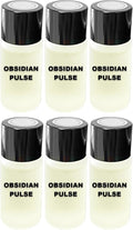 Car Air Freshener Refill Liquid Set of 6 x 10 ML - Smart Car Air Freshener Refill - Car Fragrance Refill - Car Diffuser Refill (Obsidian Pulse)