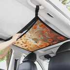Horse Flower Car Roof Storage Bag Car Storage Bag Organizer Multi-Purpose Car Bag Storage Box Organizer Pouch Pocket Large Capacity Storage for Small Items