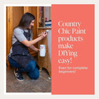 Furniture Wax - 100% Natural Sealant for Chalk Furniture Paint or Raw Wood, Light Protection, Easy To Apply, No Odor, Eco-Friendly - 7 Color Choices - Pearl (4 oz)