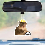 Rawan 4 Pack Car Air Freshener Cat, Accessories Cute for Women Girls And men Car, Funny Decor Hanging Fresheners Car Interior Room Decorations, for Christmas Gift (A, 2 Scent)