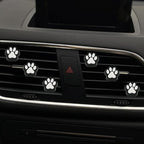6 Pcs Dog Paw Air Vent Clips, Cute Dog Cat Print Car Air Fresheners Vent Clips Funny Car Decoration Interior Decor Accessories for Women Men