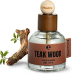 Car Air Freshener - Long Lasting Essential Oil Diffuser - Aromatherapy Accessories for Men & Women - Valentines Day Gifts for Him - Teakwood Car Scent Diffuser 3.38 FL OZ/100ML