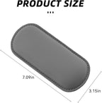 Car Center Console Knee Leg Elbow Cushion Pad, Soft Leather Door Armrest Foot Care Thigh Support Comfort Pillow, Auto Interior Accessories for Knee Pain Relief (Gray)