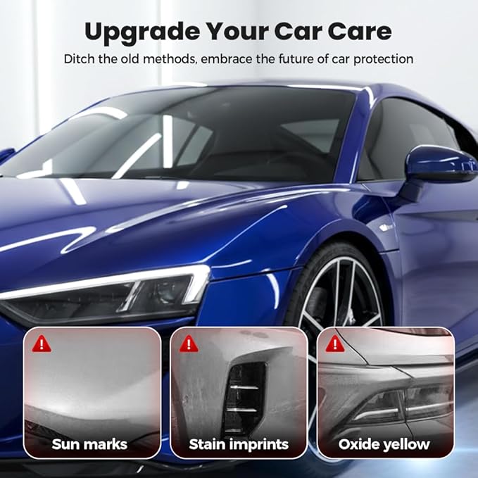 Titanium Ceramic Wax Cream, 2026 Upgrade Ceramic Wax, Auto Car Coating Polishing Waxes, Auto Car Scratch Repair Paste, Vehicle Paint Care with Sponge, Lasting, Easy Application (3, L)