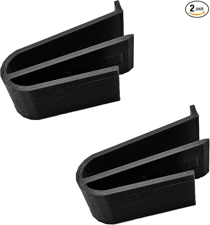 Tesla Model 3 & Model Y Air Freshener Vent Adapter Clips – 3D Printed for Secure Fit – Durable, Sleek Black Design – Easy Installation, No Damage to Vents (2 Pack)