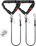 Dog Seat Belt for Car,Chew Proof Dog Car Seat Belt,2 in 1 Car Harness for Dogs Safety Seat Belt,Heavy Duty Pet Seat Belt for Medium & Large Dogs Chewer