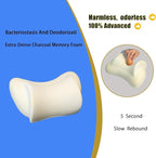 Car Neck Pillow, Car Headrest Pillow with Adjustable Strap for Neck Pain Relief 100% Memory Foam,Ergonomic Design，2 Pack