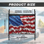 Car Roof Storage Bag USA Flag Print Auto Seat Storage Hanging Bag Multi-Purpose Car Bag Storage Box Organizer Pouch Pocket One-Size-Fits Tidy Pouch Pocket Storage for Small Items