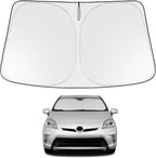 Proadsy 2025 Upgrade Windshield Sun Shade Custom Fit 2010-2015 Toyota Prius Foldable Front Sunshade Protector Sun Visor Blocks UV Rays Keep Car Cooler