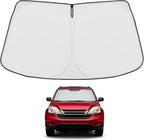 Proadsy Windshield Sun Shade for Honda CRV 2023 2024 2025 2026 4-Layer Foldable Front Sunshade Protector Sun Visor Blocks UV Rays Keep Car Cooler Accessories