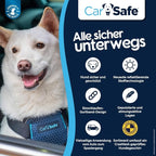 CarSafe Crash Tested Dog Safety Harness - Crash Tested to 32Kg/70lbs, Safely Secure Dog in The Car, Comfortable and Padded Design. for Toy, Small, Medium and Large Dogs (Size X-Small)
