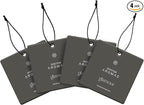 Doctor Aromas Hanging Long-Lasting Fresh Car, Vehicle or Auto Perfume and Air Freshener Fragrance Diffuser, Odor and Smell Eliminator Automobile Hanging Diffuser 4 Pack- Jasmine (Glamour)