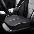Adult Car Booster Seat Cushion, Car Seat Driver Height Boost Mat Memory Foam Car Seat Cushions Pad Improve Driving View Non-Slip 3D Office Chair Cushion Pressure Relief (Black)