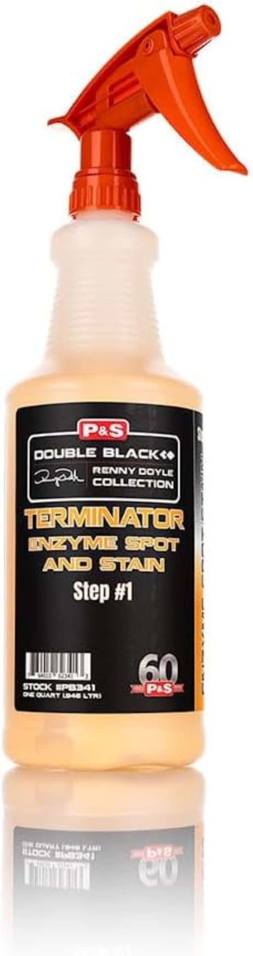 P & S PROFESSIONAL DETAIL PRODUCTS - Terminator Enzyme Spot and Stain Remover - Perfect for Deodorizing, Removing Embedded Soils, Grease, Dirt, and Protein-Based Stains; Fresh Scent (1 Quart)