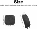 Cooling&Breathable 3D Air Mesh Car Seat Cushion for Summer, Universal Ventilated Comfortable Seat Pad, Suitable for Sedans,Vans,Pickup,Trucks,Suvs (Black-1PcsBackCushion+1PcsSeatPad)