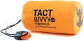 Survival Frog Tact Bivvy 2.0 Emergency Sleeping Bag with Stuff Sack, Carabiner & Survival Whistle – Compact, Lightweight, Waterproof, Reusable Thermal Bivy Sack Shelter Kit
