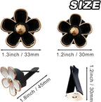 6 Pcs Metal Daisy Air Vent Clips Flower Car Air Freshener Clip Air Conditioning Outlet Clip Bling Charm Car Inter Decor Accessories for Girls Women