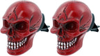 Skull Car Air Fresheners Cute Cool Funny Air Conditioning Vent Perfume Diffuser Decoration Interior Car Accessories 2 pcs
