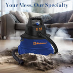 Koblenz Wet-Dry Vacuum Cleaner, 6-Gallon Tank, Superior 4.5 Peak HP Motor, Lightweight Vacuum Cleaner and Blower, Tackles Dry and Wet Messes, Accessories Included, Black+Blue (WD-6 L212)
