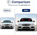 GENANY Devil Eye Windshield Sun Shade for Car SUV Truck (64x32 Inches), Sun Shade Windshield, Shades for Front Windows, Protector Blocks UV, Car Decor