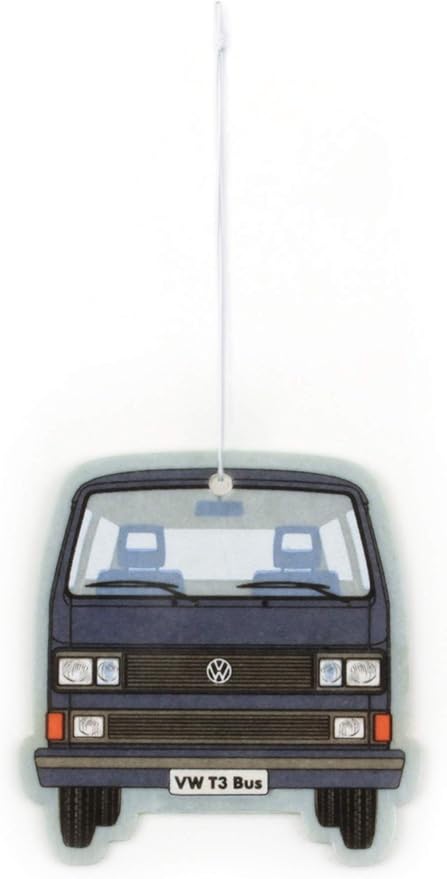 BRISA VW Collection - Volkswagen Scented Car Air Freshener Fragrance Deodorizer for Car/Auto or Home with Volkswagen Vanagon Bus T3 Camper Van FrontDesign (Fresh/Blue/2-pc Set)