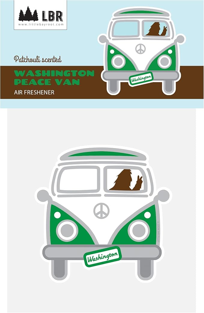 Washington Peace Van | Patchouli Scented Air Freshener CLEARANCE