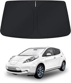 KUST Windshield Sun Shade for Nissan Leaf 2011-2017 Window Accessories Shade Sun Cover Foldable Block UV Rays Keep Car Cooler