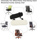 MOSISO Chair Armrest Pads (2 Pack), Memory Foam Home/Office Chair Arm Rest Covers Comfy Computer Gaming Elbow Cushion Removable Washable Elbow Support Forearm Pressure Relief, Beige
