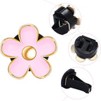 Frienda 6 Pcs Daisy Flower Air Vent Clip Accessories Air Conditioning Outlet Clip Car Air Freshener Dashboard Accessories Charm Car Inter Decor(3 cm, 3.3 cm,Pink)